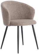 Бежови метални трапезни столове в комплект 2 бр. Radaja – Light &amp; Living