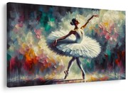 Картина на платно – Балерина в бяла рокля