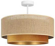 Плафонен полилей SARTA 1xE27/60W/230V медна/юта