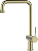 ALVEUS 1150762 - Кран за мивка FLORA 34,8 см неръждаем/златист