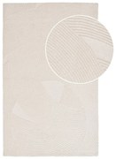 Кремав ръчно изработен вълнен килим 160x230 cm Pune – House Nordic