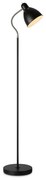 Черна подова лампа , височина 1,45 м Nitta - Markslöjd