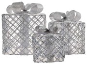 LED Коледна декорация 72xLED/1,35W/230V сребриста