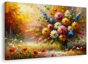 Картина на платно – Пъстроцветен букет