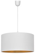 Полилей ALBA 1xE27/15W/230V, Ø 40 см, бял/златен