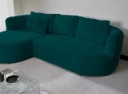 Ъглов диван Айрис Мини-зелен-ляв