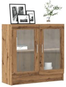 856155 vidaXL Библиотека, дъб артизан, 82,5x30,5x80 см, инженерно дърво