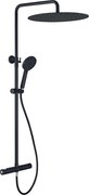 Комплект за душ с термостатен смесител DRAGOR матово черен