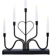 Solight 1V280 - LED коледен свещник 5xLED/2xAA топло бяло