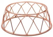 Horecano - Метална 3D стойка дисплей "Корона" с неплъзгащо медно покритие 25х21.2х10см(921104RC)