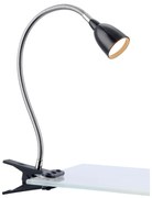 Черна LED настолна лампа (височина 40 cm) Tulip – Markslöjd