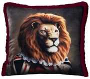 LION VELVET ДЕКО ВЪЗГЛАВНИЦА С ЦИП 43X43СМ