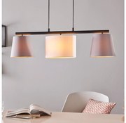 Eglo 55207 - Пендел ALMEIDA 3xE14/25W/230V сив