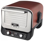 Електрическа фурна Ninja Woodfire OO101EU, 2400W, 8 програми, Таймер, LED дисплей, Автоматично изключване, Червен/Черен