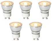 Комплект от 5 GU10 3-степенни димируеми LED крушки 35mm 4W 220 lm 2700K