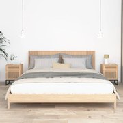 352096 vidaXL Нощни шкафчета, 2 бр, 40x30x55,5 см, инженерно дърво