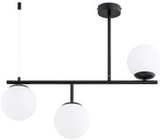 Висящ полилей LUNA 3xE14/10W/230V черен