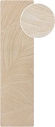 Бежов вълнен килим 60x230 cm Lino Leaf - Flair Rugs