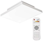 LED Димируем плафон LED/18W/230V + д.у. квадратен 2700K-6000K