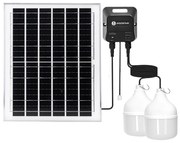 Aigostar - LED Соларен полилей 2xLED/70W/12V 12000 mAh 6500K Ø 12 см