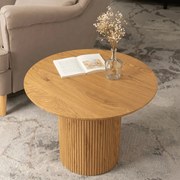 Кръгла масичка за кафе MAYLIN от дъб Priemer: 60 cm