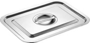 Капак за тава за печене Rosberg R51222K50C, 50х35 см, Неръждаема стомана, Сребрист