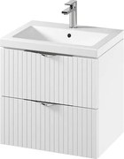 Cersanit S801-545 - Стенен шкаф за баня с мивка TIRSO 60x45 см, бял