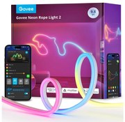 Govee - Neon 2 MATTER сгъваема LED лента 3m RGBIC Wi-Fi IP67