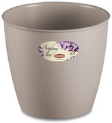 Stefanplast - Кръгла кашпа Academy 22см - светло бежово