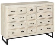 Скрин atmosphera Ajay, 12 чекмеджета, Мангово дърво