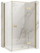 Душ кабина Rea Atlas 80x80 Brush Gold