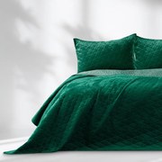 Зелено капитонирано покривало за легло 220x240 cm Laila – AmeliaHome