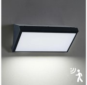 Brilagi - LED външно стенен осветител с сензор TRIANGLE LED/20W/230V черен