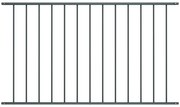 Sonata Ограден панел, прахово боядисана стомана, 1,7x0,75 м, антрацит