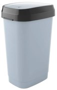 Сиво пластмасово кошче за боклук 50 l Dual Swing – KIS