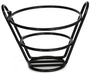 Horecano - Метална кошничка за сервиране конус черна 11x13см B2177B (181002-3)