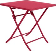 Градинска квадратна маса Hesperide Greensboro,70x70x71 cm - Червен