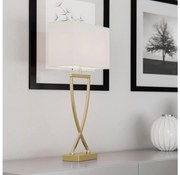 ByRydens 2829610-5000 - Настолна лампа OMEGA 1xE27/5W/230V бял/златист