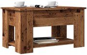 856928 vidaXL Масичка за кафе от старо дърво 79x49x41 cm Инженерна дървесина