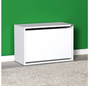 Шкаф за обувки 42x60 cм бял