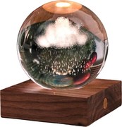 Тъмнокафява светлинна декорация с USB Amber – Gingko