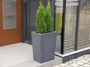 Teraplast - Кашпа SCHIO CASSA ALTA ESSENTIAL 50 - сива