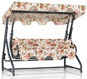 Градински троен люлеещ се стол Ruta 5, цвят Многоцветен