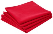 Сет кърпи atmosphera , 40x40 cm, Памук, 4 бр - Червен