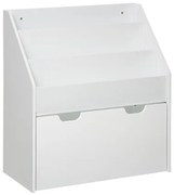 Детска библиотека atmosphera Bazar, MDF, 70 cm - Бял