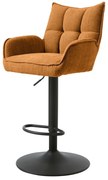 Оранжеви бар столове в комплект от с регулируема височина 2 бр. Marilla – Unique Furniture