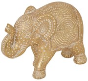 Декоративна фигура atmosphera Gajah, Смола, Златист, 12 cm