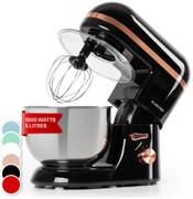 Klarstein Bella Elegance, кухненски робот, 1800 W, 1.7 к.с., 6 степени, 5 литра, черен