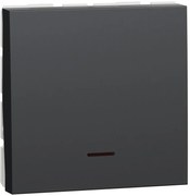 SE Двуполюсен ключ 32А с индикатор 2 мод. цвят Антрацит Unica  - NU323254S