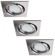 Rabalux 1056 - К-кт 3xLED Лампа за вграждане LITE 3xGU10-LED/3W/230V